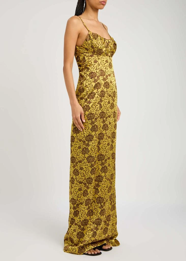 Dries Van Noten Dirios floral-jacquard satin maxi dress 2