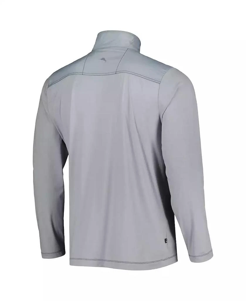 Tommy Bahama Men's Gray Seattle Seahawks On Deck Island Zone Half-Zip Jacket 5