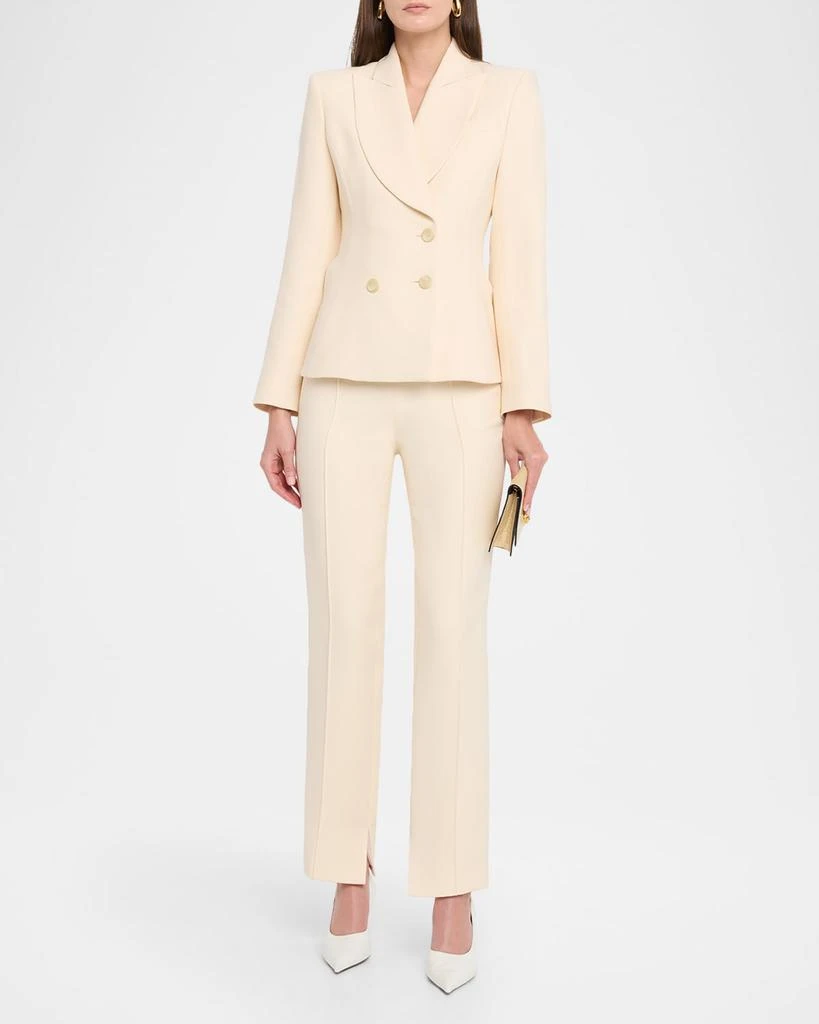 Amir Taghi Dottie Double-Breasted Waisted Blazer 2