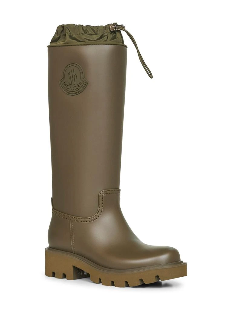 Moncler MONCLER | Olive green Kickstream High rain boots | Women | 36 2