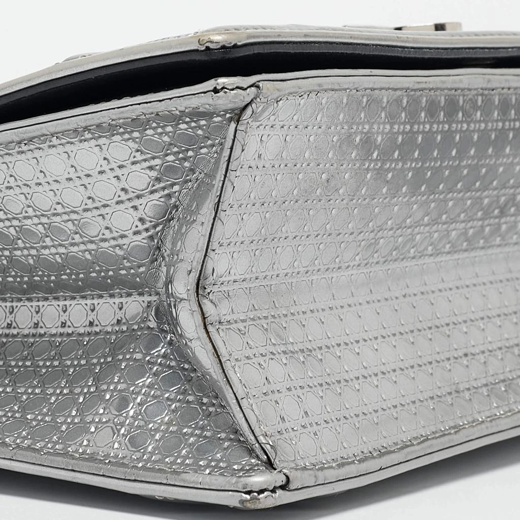 Dior Dior Silver Leather Medium Diorama Flap Shoulder Bag 19