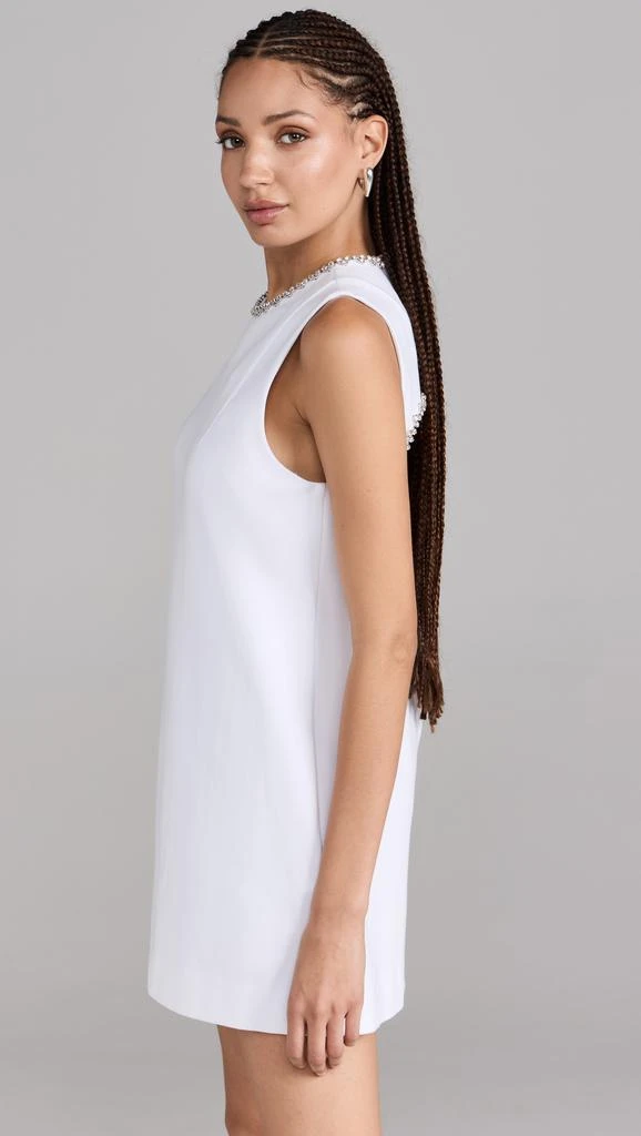 AREA Crystal Heart Back Dress 3
