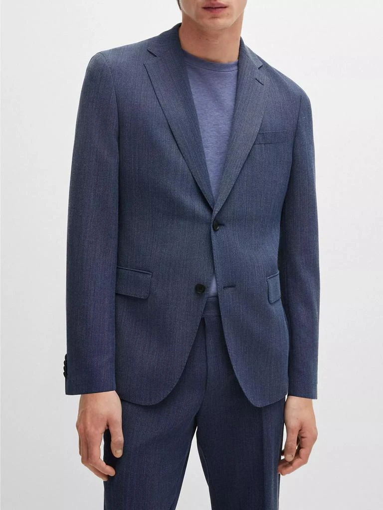 Hugo Boss Slim-Fit Suit in Micro-Patterned Performance Fabric 4