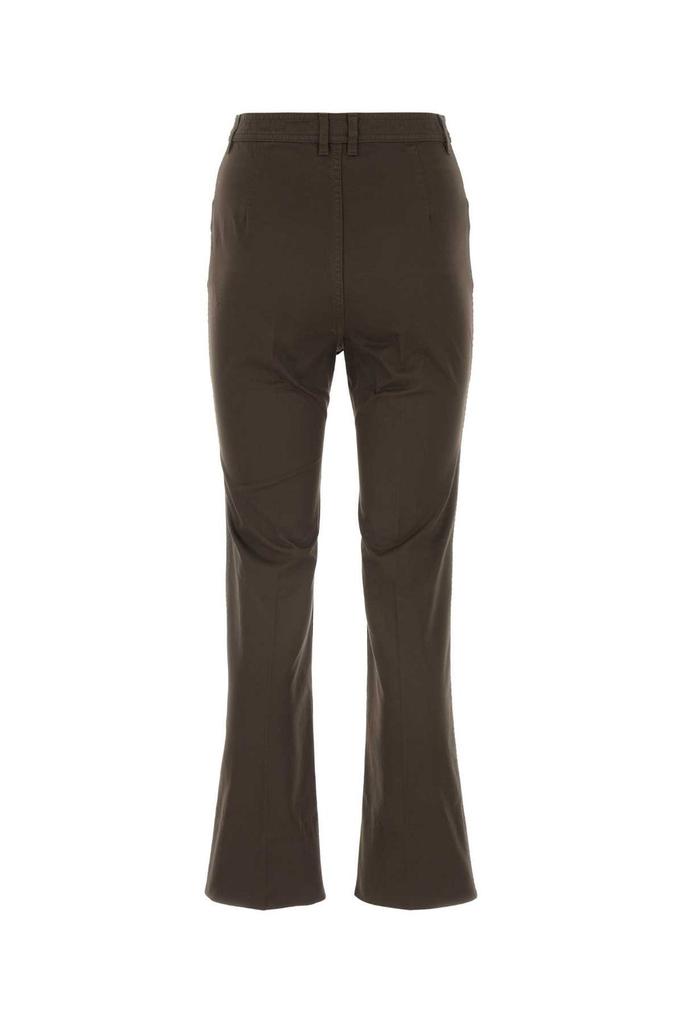 パンツ SAINT LAURENT Women Straight Pants 786680Y3A99 BROWN Yves Saint Laurent Saint Laurent Mid-Rise Straight Leg Pants