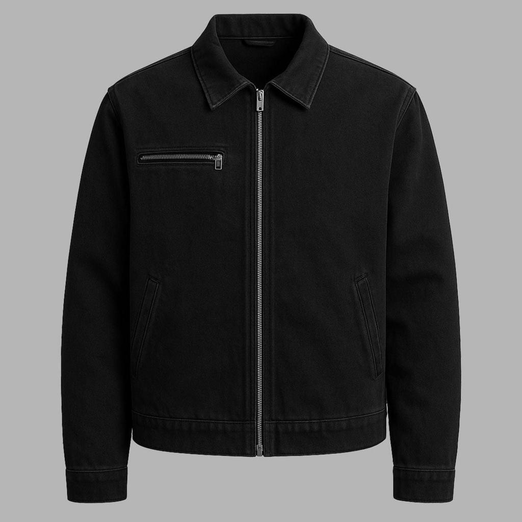 Wool-Blend Zip Jacket Black – On Sale Now with Up to 45% Off