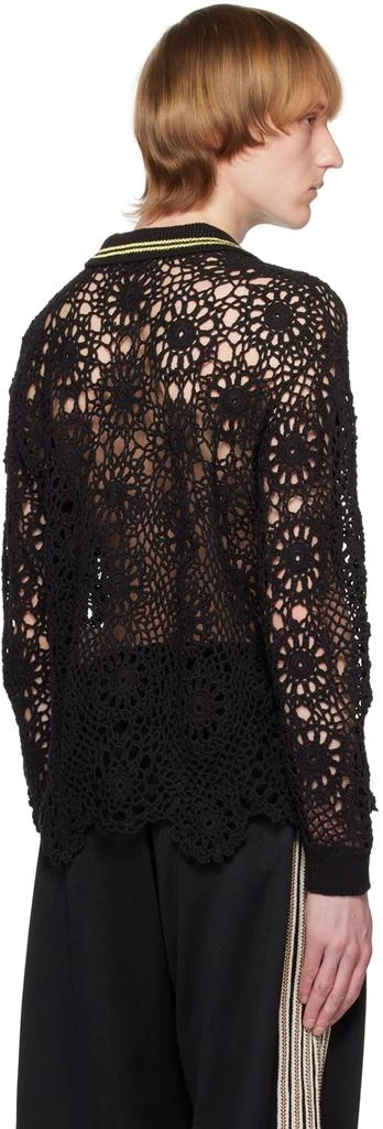 JieDa Black Flower Cardigan 3