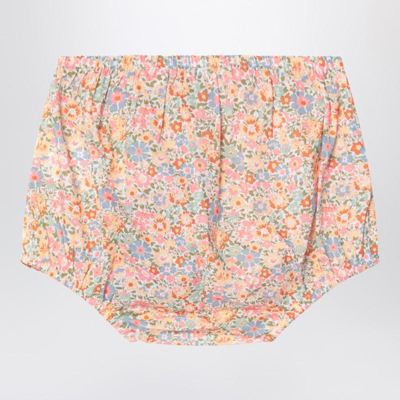 Bonpoint Floral-print cotton shorts