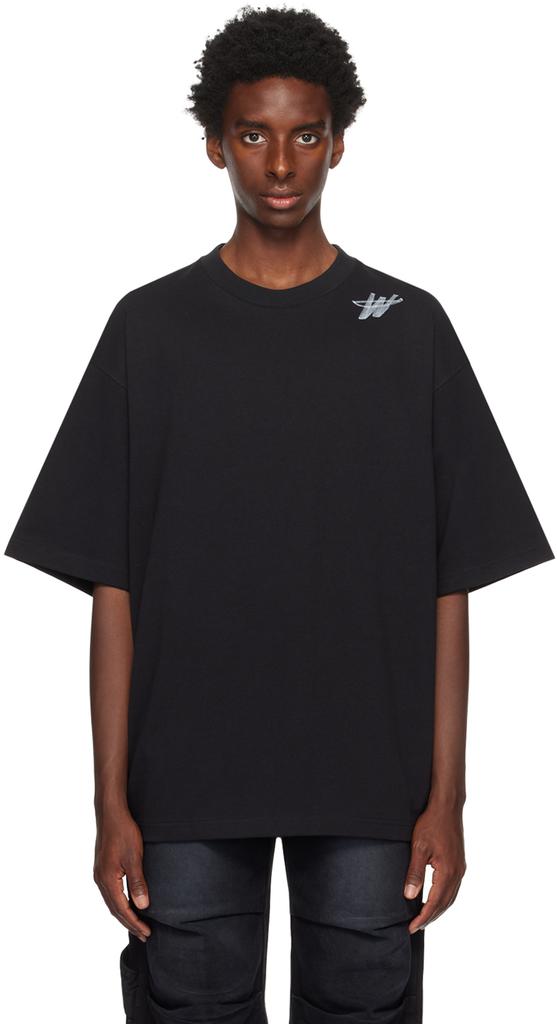 【関税込み】We11done ブラック Pierced Tシャツ We11done Black Pierced T-shirt - T-Shirts - Compare Prices