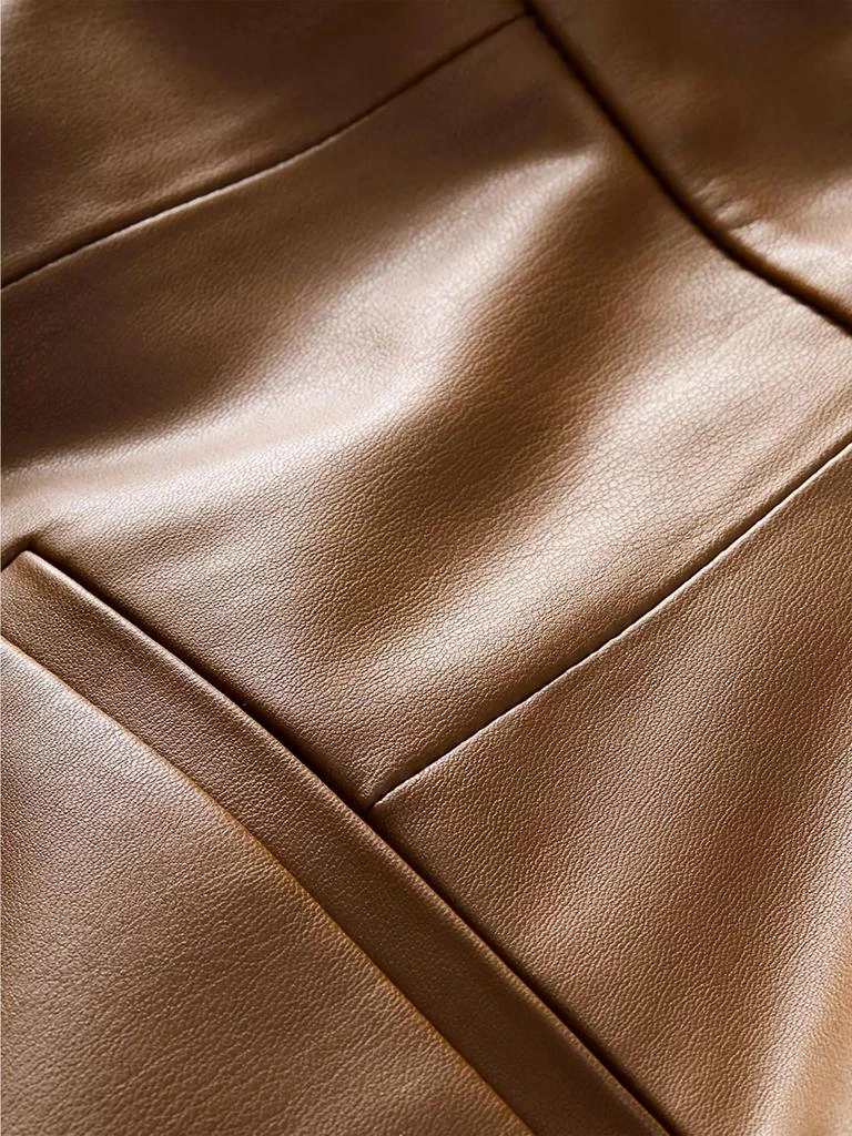VERONICA BEARD Louise Vegan Leather Skirt 6