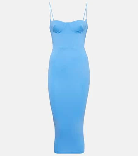 Alex Perry Lane corset midi dress 1