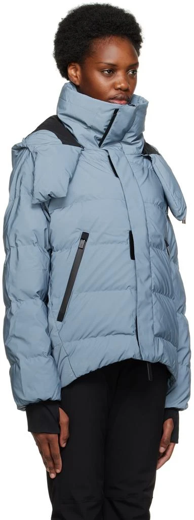 TEMPLA Blue Reflective Down Jacket 2