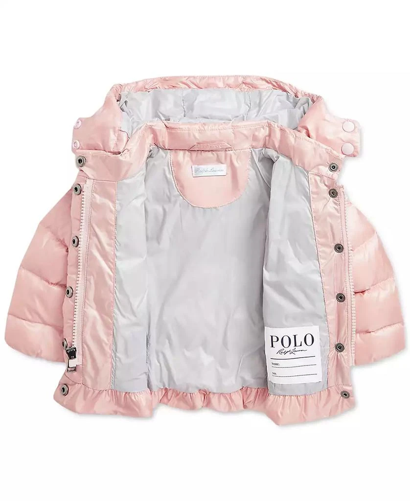 Ralph Lauren Baby Metallic Peplum Bomber Coat 4