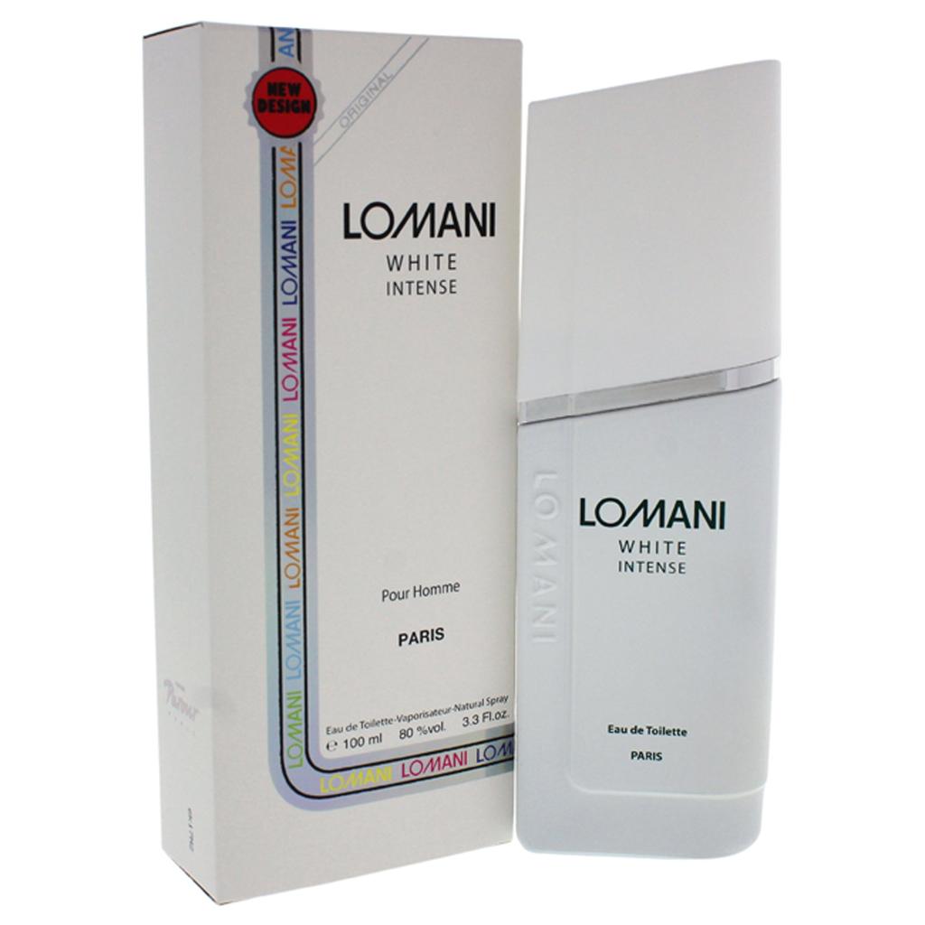 LOMANI White Intense by  for Men - 3.3 oz EDT Spray