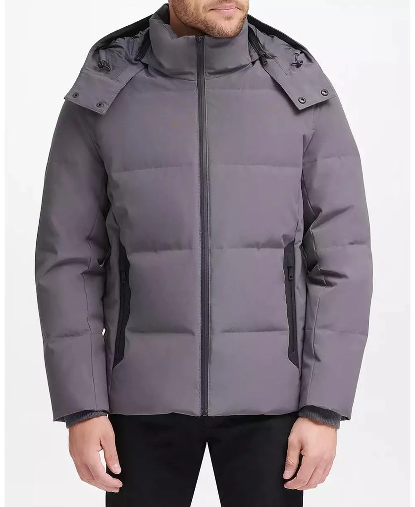 Cole Haan Men's Dry Hand Down with Detachable Hood Coat 4
