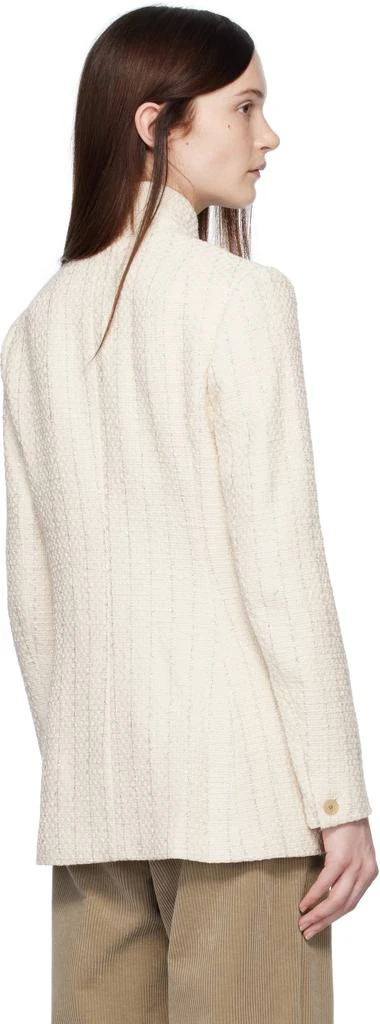 Rag & Bone Off-White Slade Long Tweed Blazer 3