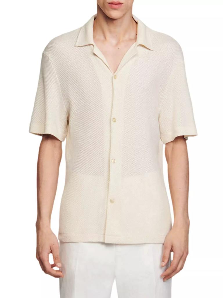 Sandro Shark Collar Shirt