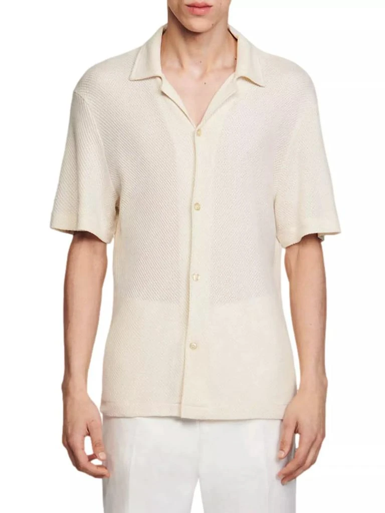 Sandro Shark Collar Shirt 2