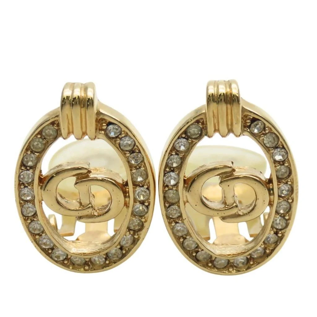 Dior Metal Clip Earrings (Pre-Owned)