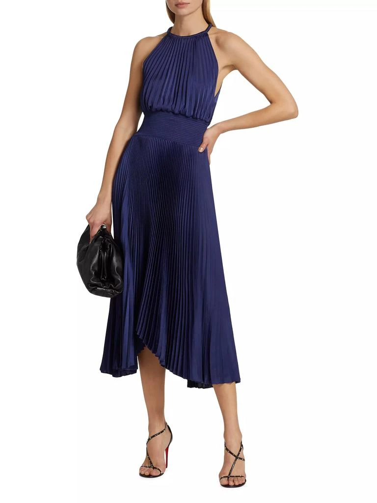 A.L.C. Renzo II Pleated Midi-Dress 2