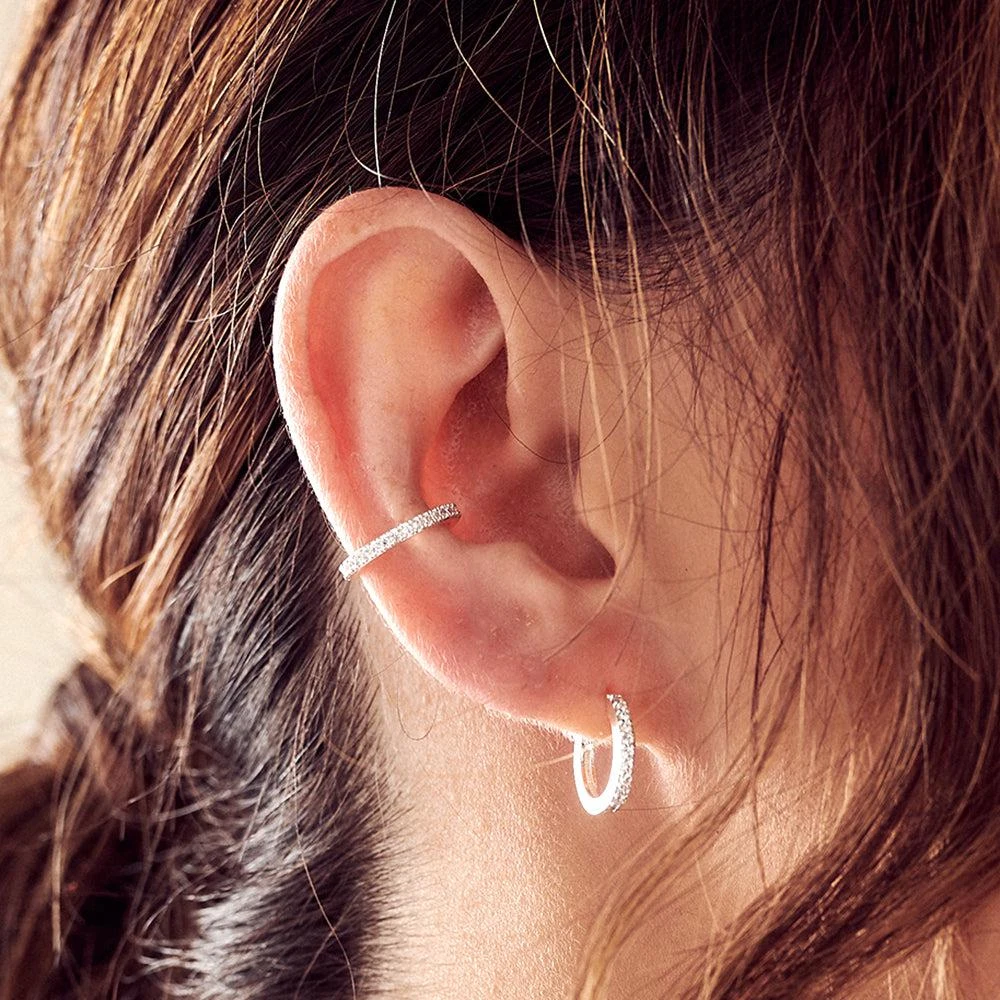 Orelia London Fine Pavé Ear Cuff 2