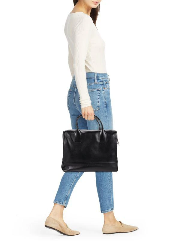 Bottega Veneta Leather Travel Duffel Bag 2