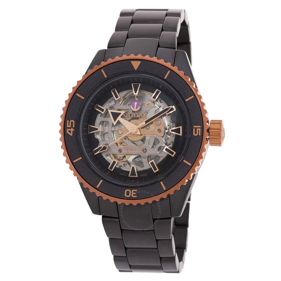 Rado Captain Cook Skeleton Automatic Black Dial Men's Watch R32192152