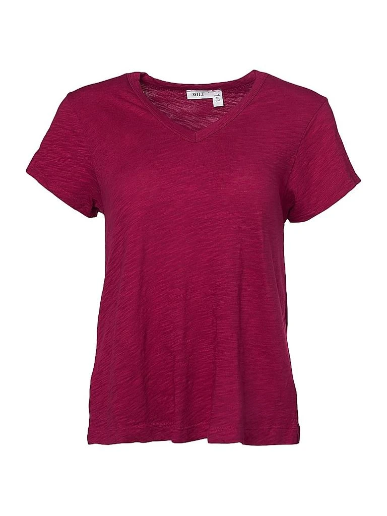 Wilt V-Neck Short Sleeve Baby Baby Fit T-Shirt 1
