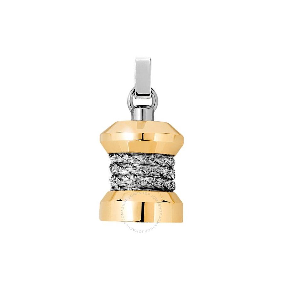 Fred Force 10 18k Yellow Gold and Steel Winch Pendant