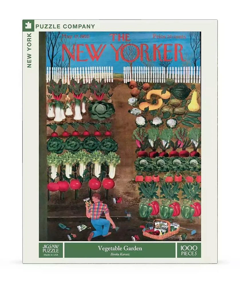 New York Puzzle Company Vegetable Garden 1000 Piece Puzzle