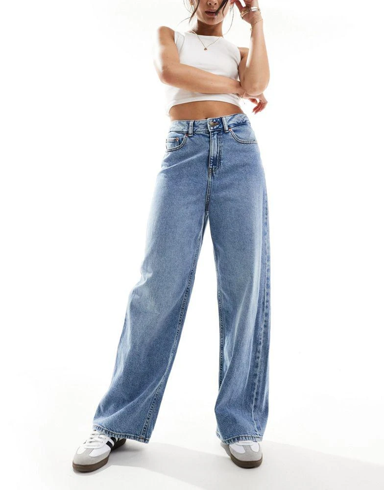 JJXX JJXX Tokyo wide fit jeans in light blue wash 4