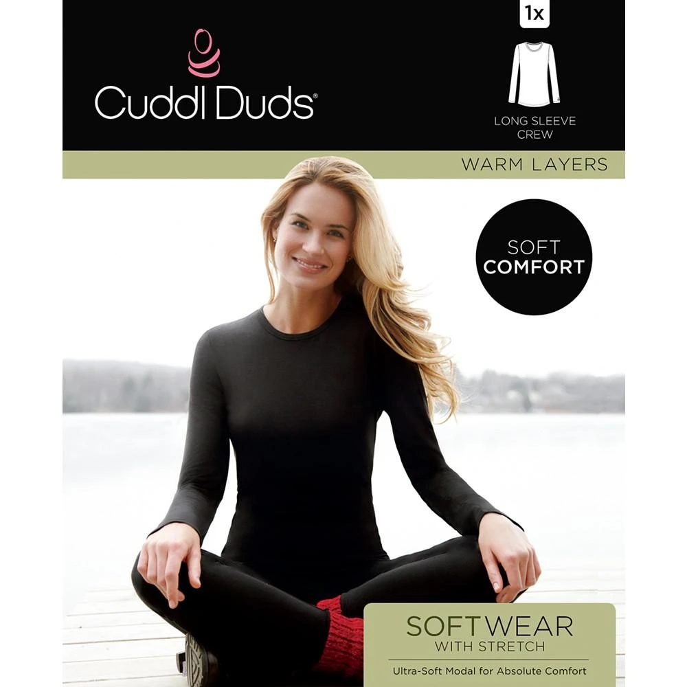 Cuddl Duds Softwear with Stretch Long-Sleeve Layering Top 2