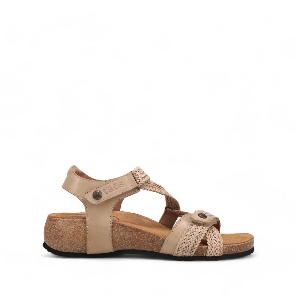 taos Women's Trulie Sandal - Wide Width In Stone 2
