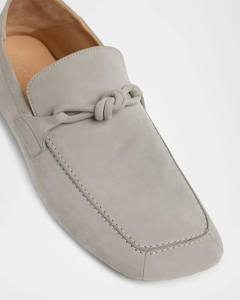 Bottega Veneta Men's Daddy Nubuck Collapsible-Heel Loafers 5