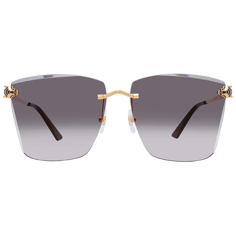 CARTIER
Panthere de Gold Flash Grey Butterfly Ladies Sunglasses Cartier Panthere de Cartier Gold Flash Grey Butterfly Ladies  main image 4