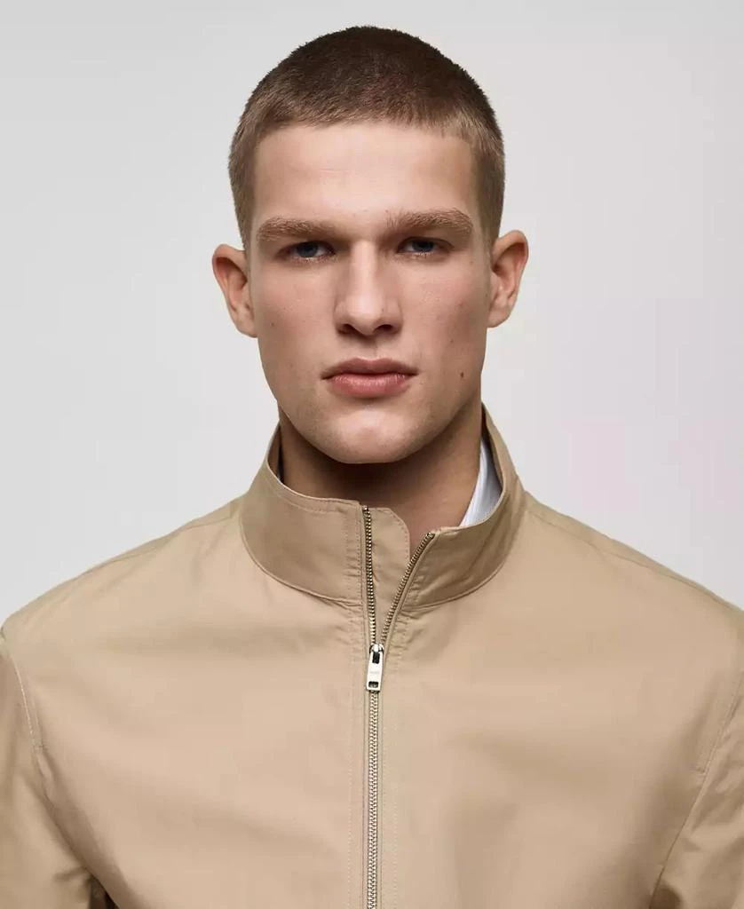 Mango Men's Lightweight Stand-Collar Jacket 4