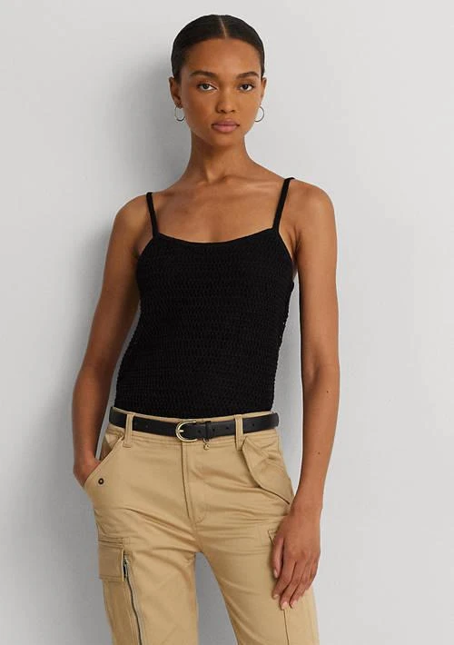 Ralph Lauren Ralph Lauren Petite Linen Blend Sweater Tank Top 1
