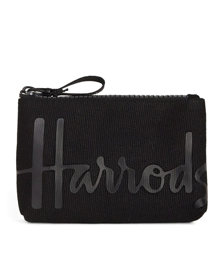 Harrods Cotton Logo Coin Purse