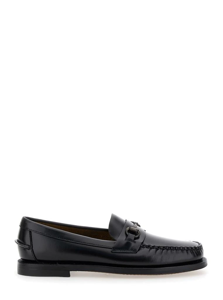 SEBAGO joe Black Pull-on Loafers With Horsebit Detail In Leather Man 1
