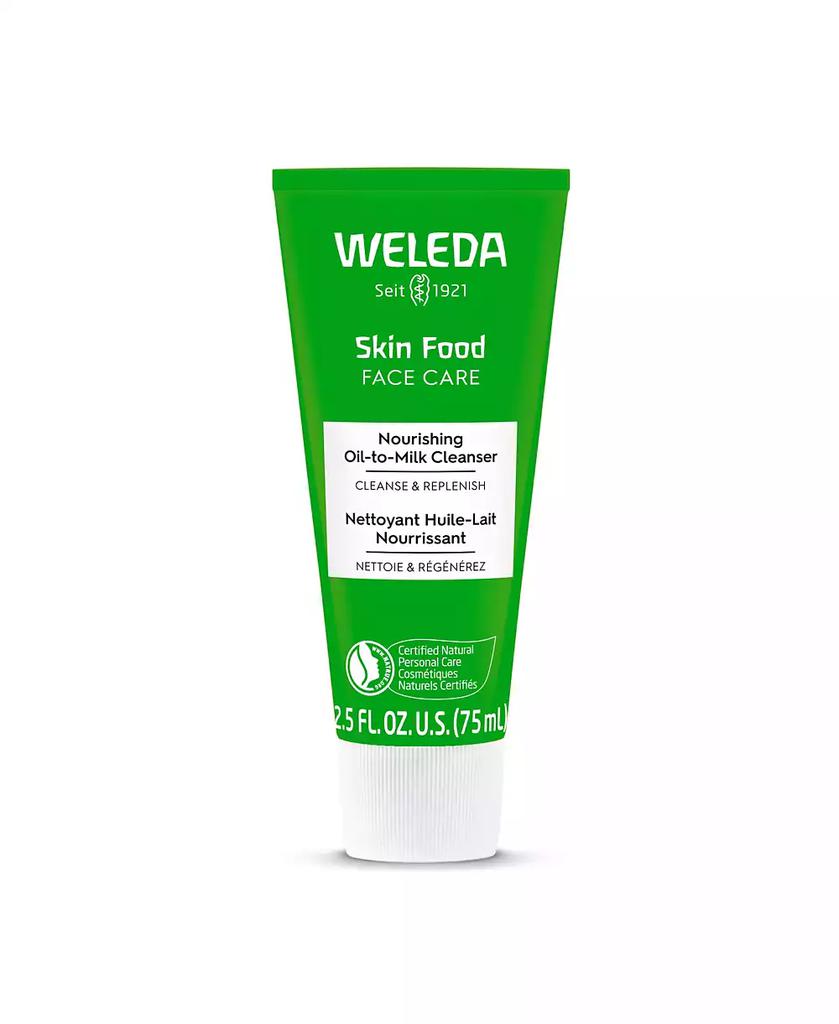 Weleda Skin Food Face Nourishing Oil-to-Milk Cleanser, 2.5 oz
