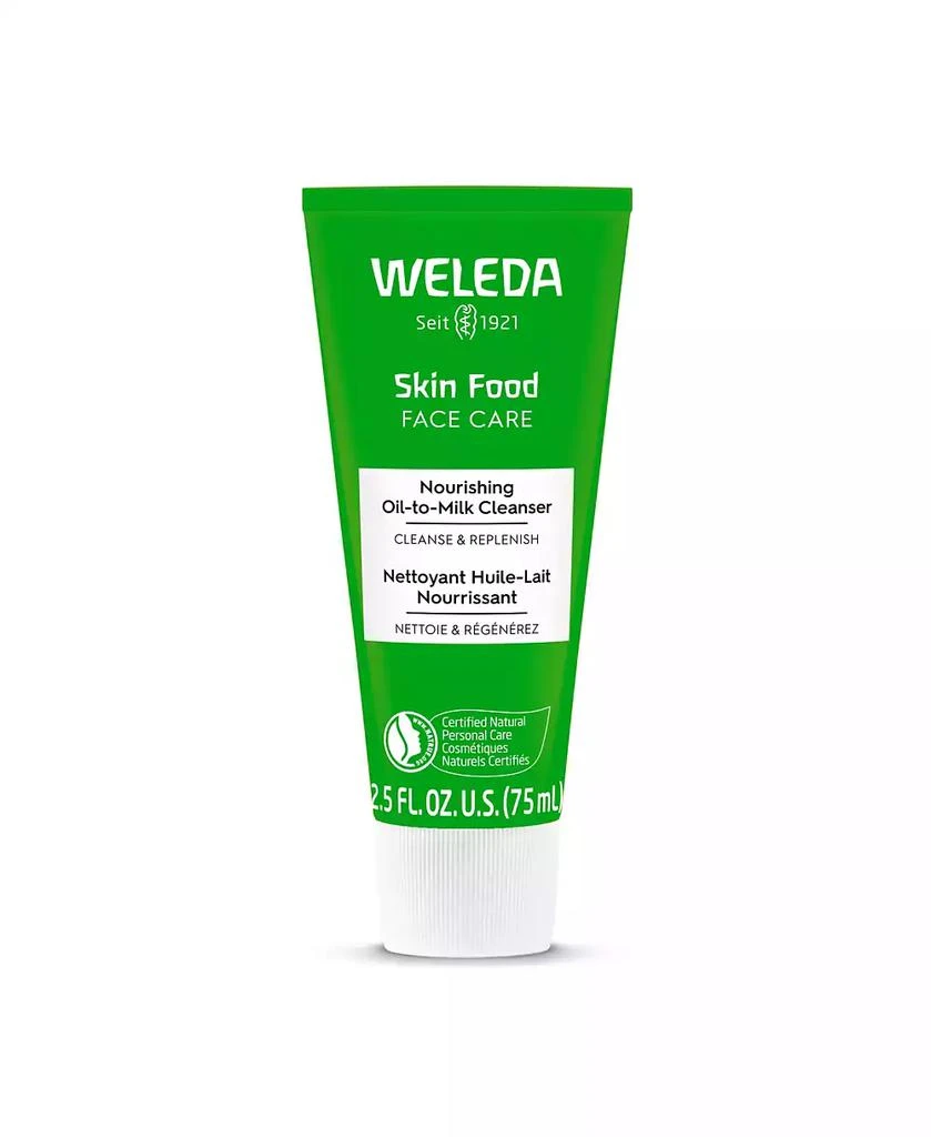 Weleda Skin Food Face Nourishing Oil-to-Milk Cleanser, 2.5 oz 1