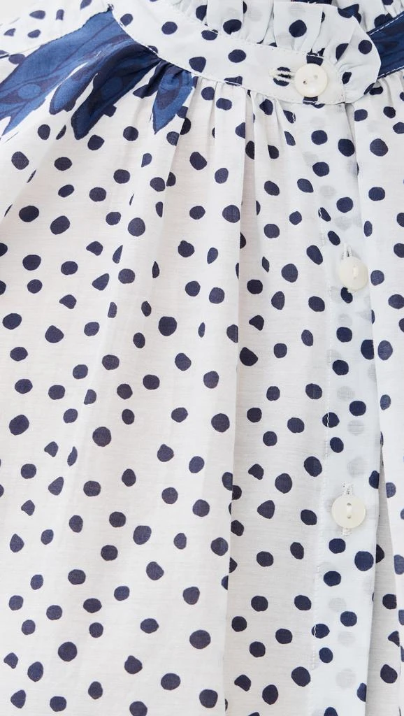 Alix of Bohemia Poet Indigo Dahlia Blouse 5