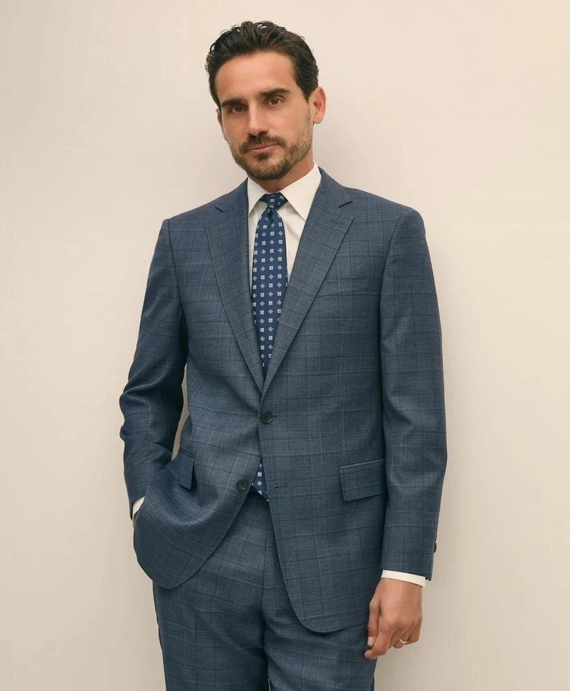 Brooks Brothers Traditional Fit Wool Check 1818 Suit 1