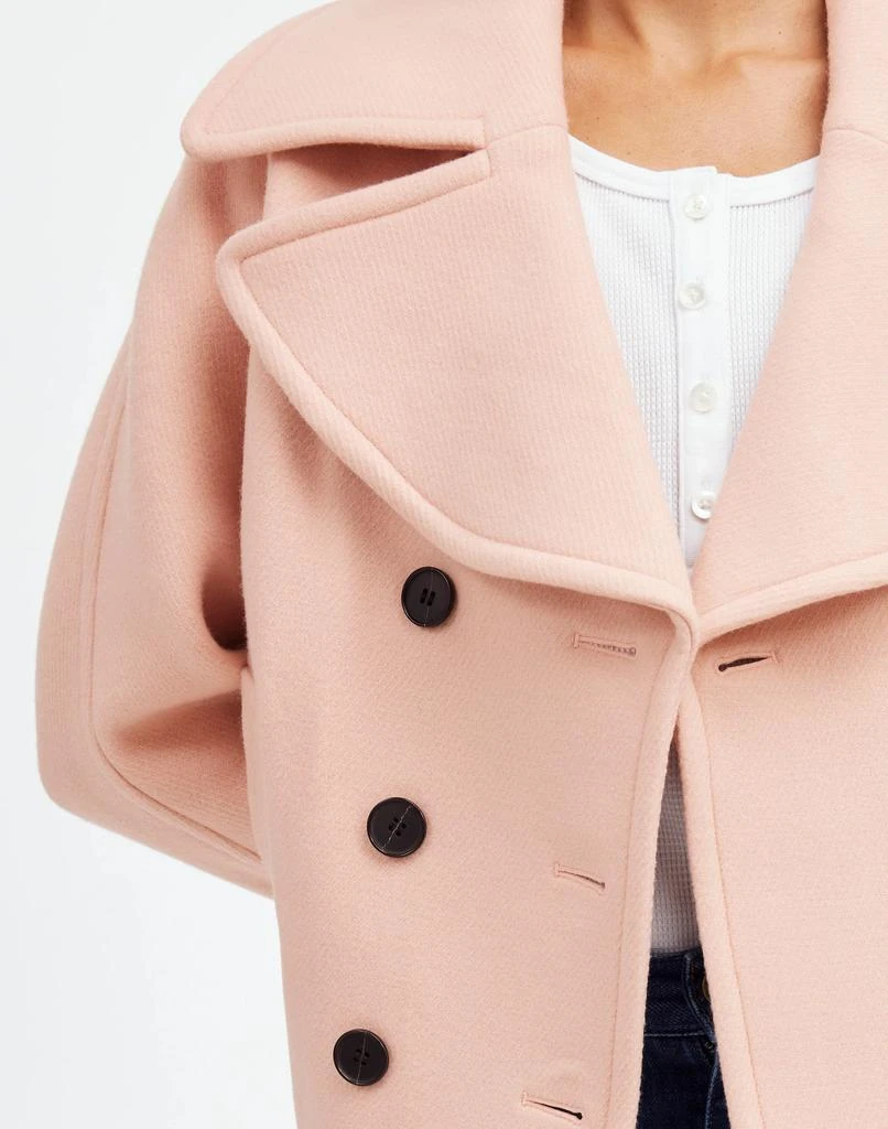 Madewell Oversized-Collar Short Peacoat 5