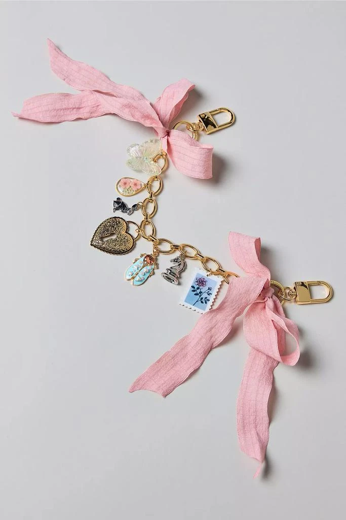 Urban Outfitters Floral Fantasy Bow Charm Bag Chain 2