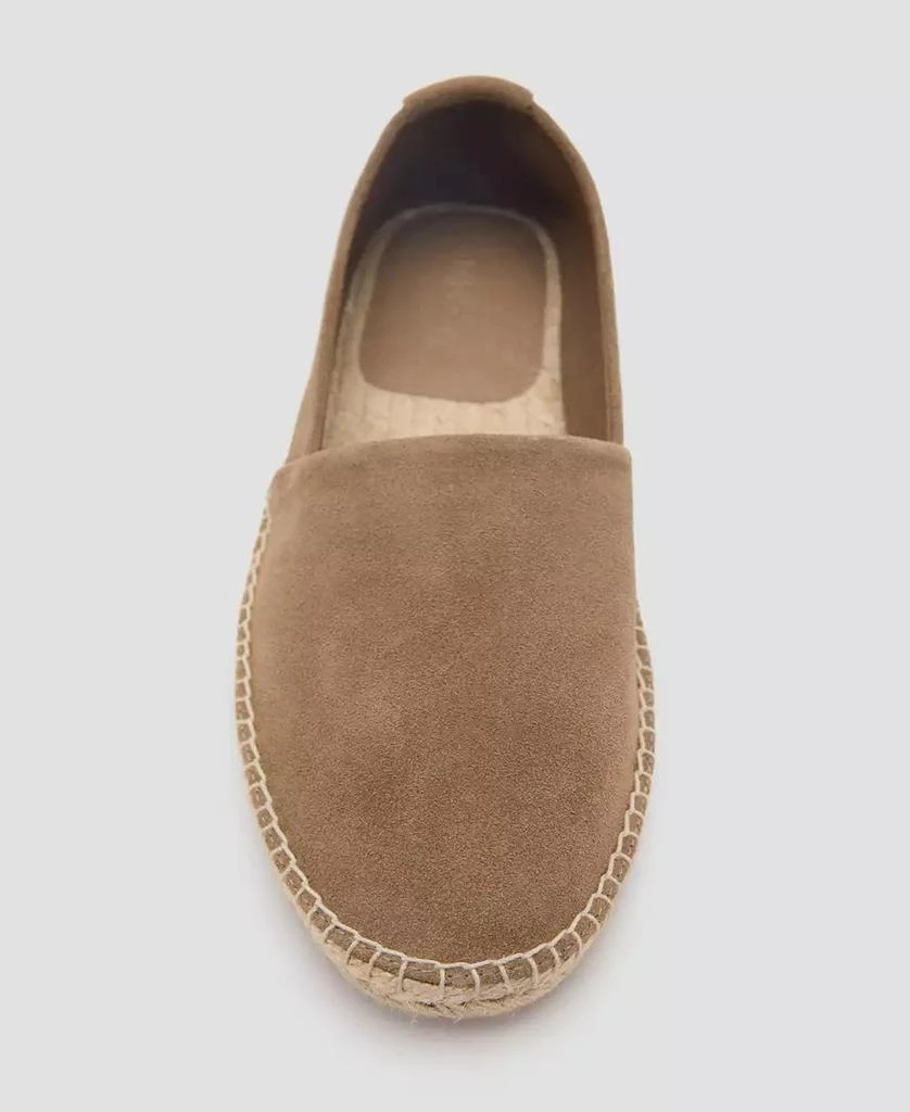 Mango Men's Jute Suede Espadrilles Round Toe Loafers 2
