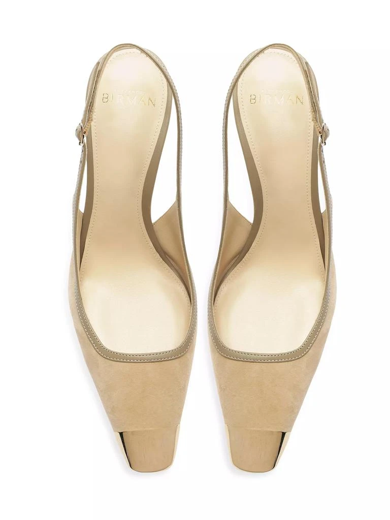 Alexandre Birman Olivia 85MM Suede Cap-Toe Pumps 4