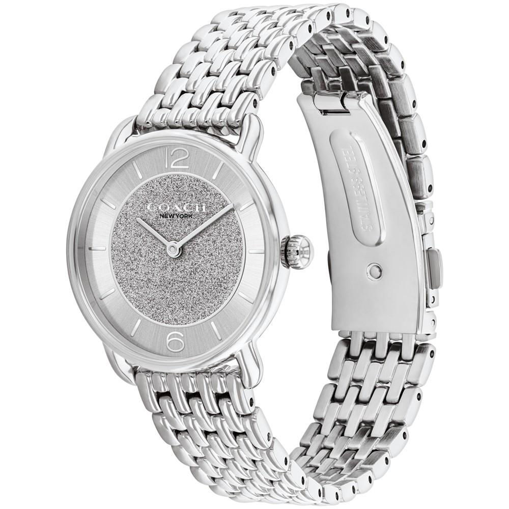 COACH Women's Silver Elliot Stainless Steel Watch 28mm