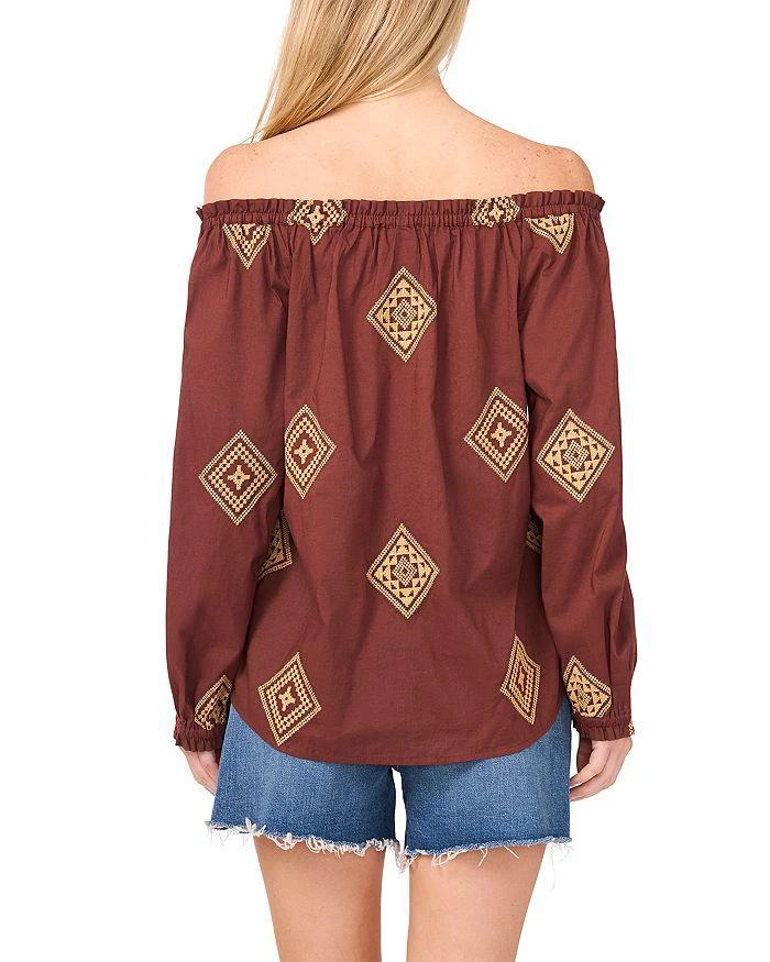 Vince Camuto Button Up Off-the-Shoulder Top 3