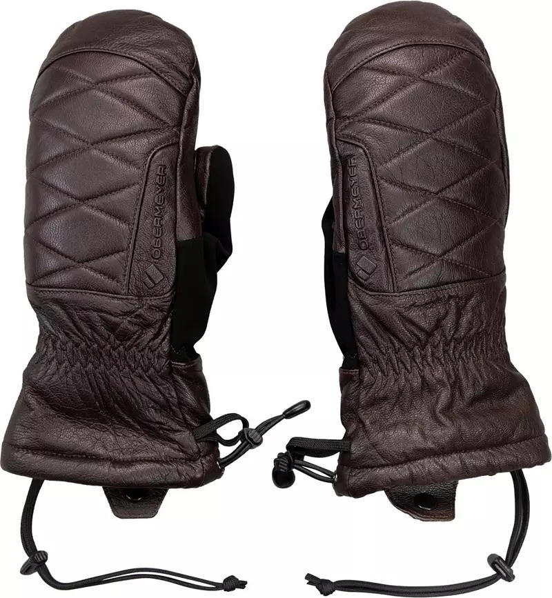 Obermeyer Obermeyer Women's Leather Down Mittens 2