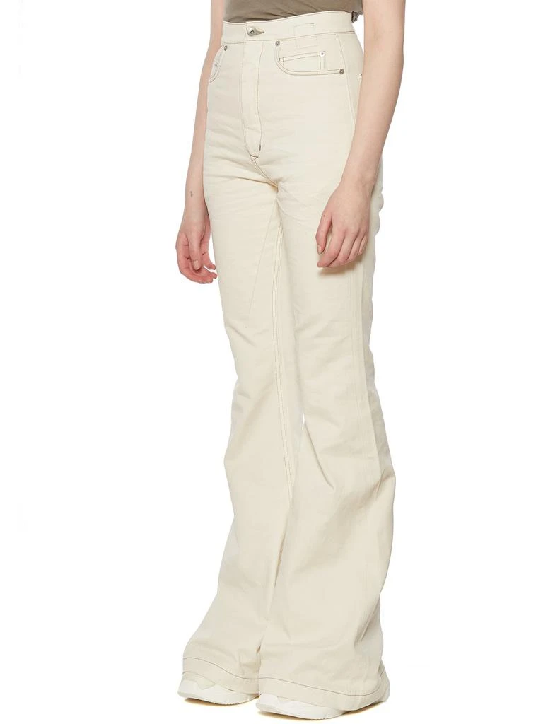 Rick Owens Rick Owens DRKSHDW Button Detailed Flared Jeans 3